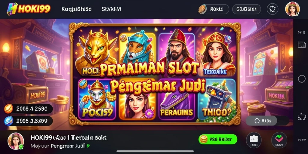 Gameplay utama HOKI99 yang menarik dengan berbagai pilihan Slot.