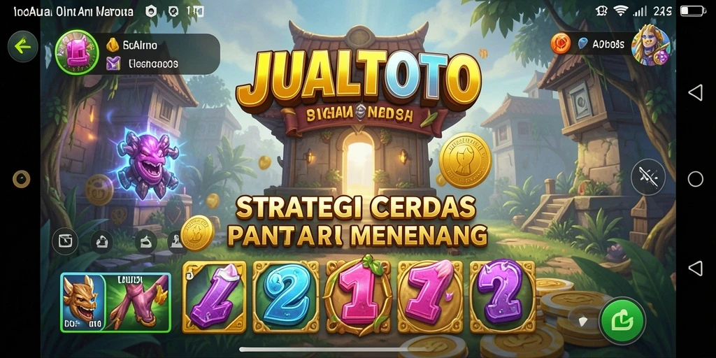Tampilan permainan yang menarik dan strategis di JUALTOTO.