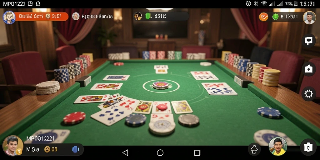 Tampilan menarik dan gameplay seru di MPO1221 Gaple.