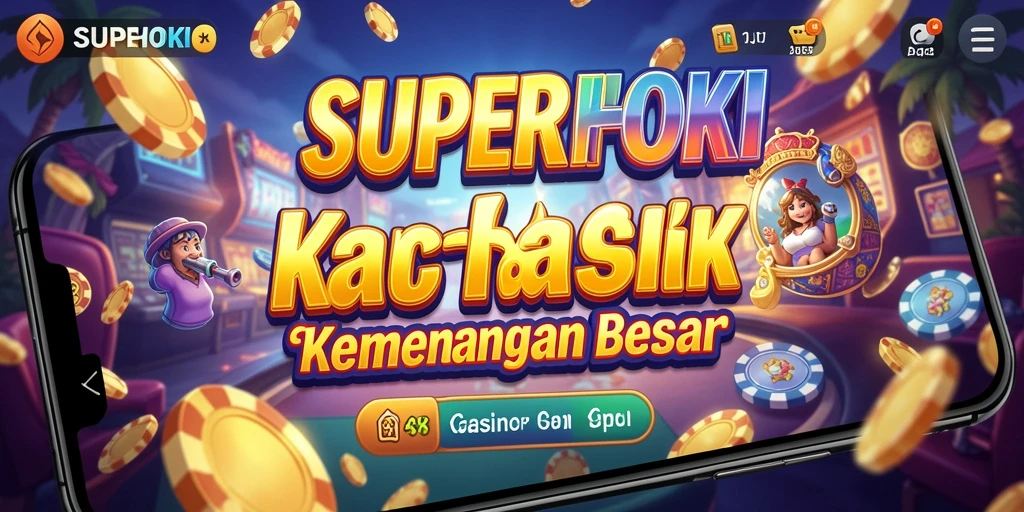 Screenshot gameplay SUPERHOKI yang menampilkan momen seru permainan Kasino.