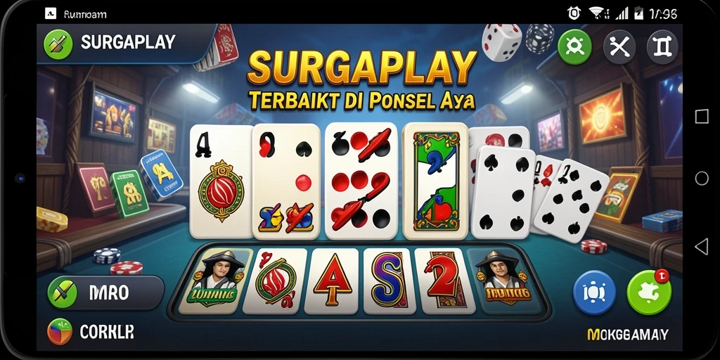 Tampilan gameplay seru dan mendebarkan dari SURGAPLAY.
